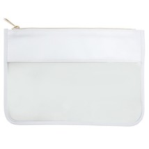 Letter patch transparent pvc cosmetic bag clear travel make up pouches snacks organizer thumb200