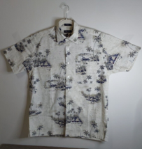 Nautica  Men&#39;s hawaiian Shirt Medium Size Multi color 100% Cotton made in... - £15.52 GBP