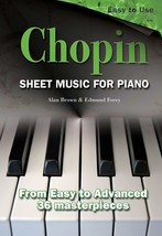 Chopin: Sheet Music for Piano [Spiral-bound] Alan Brown - $25.35