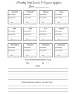 Printable Weekly, Monthly and Yearly Budget Planner, INSTANT DOWNLOAD. - £3.14 GBP