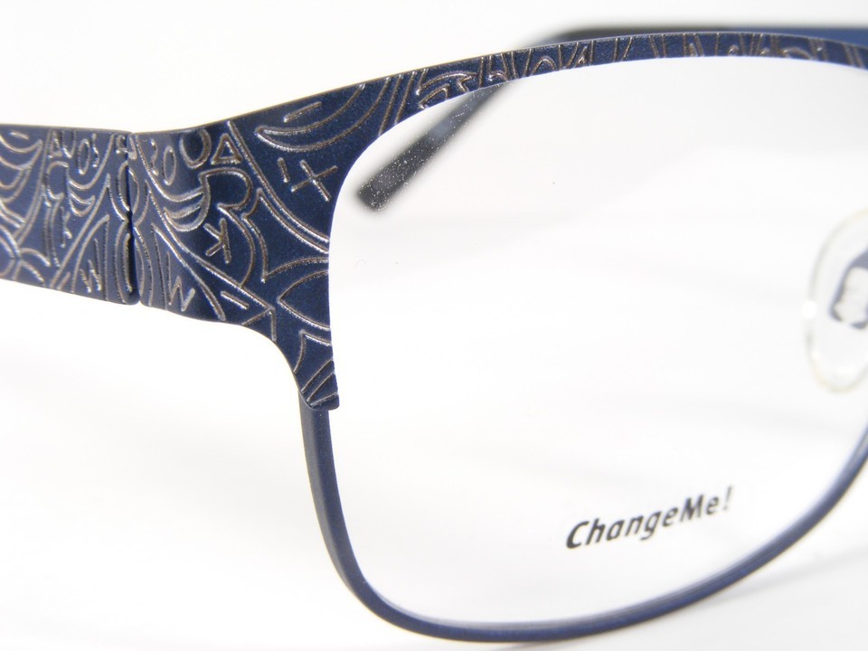 ChangeMe! 2268-2 8508-2 Blue UNIQUE RARE EYEGLASSES GLASSES 50-15-135mm Germany Item image 6