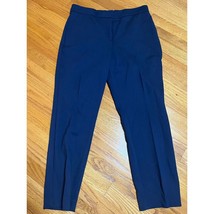 Banana Republic navy trouser style dress ankle pants 10 Classic stretch ... - £11.36 GBP