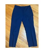 Banana Republic navy trouser style dress ankle pants 10 Classic stretch ... - $19.32 CAD