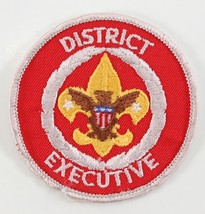 Vintage District Executive Insignia Round Boy Scouts BSA Position Patch - $11.69