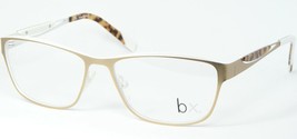 Bx. Design BX-354 01 Gold /WHITE Eyeglasses Glasses Metal Frame 55-15-135mm - $41.58