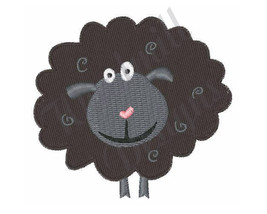 Black Sheep - Machine Embroidery Design - £2.80 GBP
