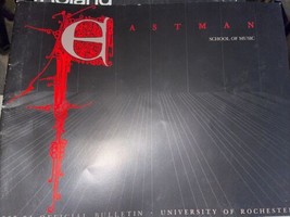 1983-1984 Eastman School Of Music Bulletin &amp; Supplement University Of Ro... - £38.66 GBP