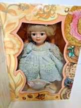 Marie Osmond Greeting Card Porcelain Doll Just Because Doll Knickerbocker - $9.90
