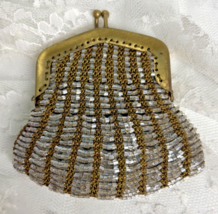 MidCentury Modern Beaded Coin Purse Vintage - $467.86 MXN