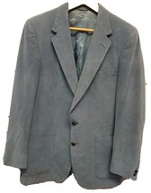 Saks Fifth Avenue Aquascutum of London Sport Coat aqua blue Blazer Mens size 42 - £35.55 GBP