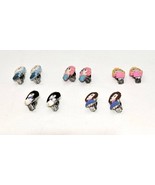 5 Pair Little Girl Princess Clip On Earrings Elsa Ariel Snow White 3/4&quot; ... - $444.45 MXN