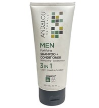 Andalou Naturals MEN Fortifying Shampoo &amp; Conditioner Clean, Nourish, Co... - $22.99
