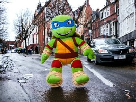 Build A Bear Workshop Teenage Mutant Ninja Turtles Leonardo 18&quot; Plush TMNT - $19.87