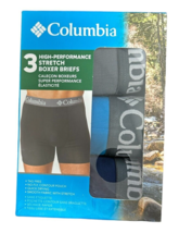 Columbia High-Performance Stretch Boxer Briefs 3 Pack Men&#39;s XL 40-42 - £19.82 GBP