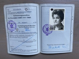 Vecchio documento patente di guida Germania 1968 - $15.13