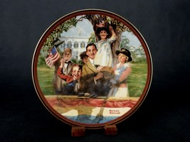 Collector Plate, &quot;Our Love Of Country&quot;, Rockwell&#39;s Ones We Love Series, ... - $6.81