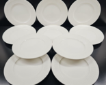 10 Mikasa Italian Countryside Salad Plates Set Ribbed Scrolls Stoneware ... - £88.18 GBP
