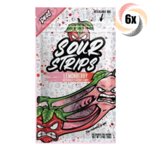 6x Bags Sour Strips Duos Lemonberry Flavored Candy | 3.4oz | Fast Shipping - £25.11 GBP