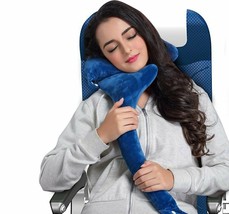 Micool - Travel Pillow with Eye Shade - Dark Blue - New - £10.21 GBP