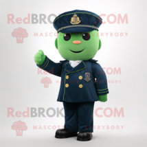 Forest Green Navy Soldier mascot costume character dressed with a Suit Pants and - £1,040.69 GBP