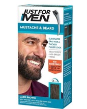 Just For Men Mustache and Beard Brush-In Color Gel - Dark Brown - €16,85 EUR