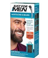 Just For Men Mustache and Beard Brush-In Color Gel - Dark Brown - $361.62 MXN