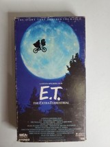 ET The Extra Terrestrial VHS Tape 1988 Green Flap &amp; Reels MCA Home Video Rare - £7.11 GBP