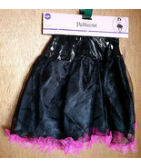 Fashion Gift Girl Clothes OSFM Pink Lace Black Petticoat Skirt Child Cos... - £3.75 GBP