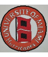 Miami Hurricanes Hand Embroidered Logo Finished Football Baseball Univer... - £7.04 GBP