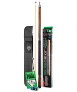 MCDERMOTT DELUXE BILLIARD POOL CUE KIT 3  KIT3 WITH CUE, CASE, CHALK, RU... - $145.00