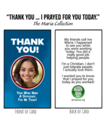 Thanks Prayer Cards: The Maria Collection - $5.00