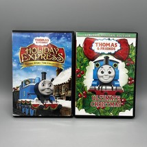 Lot of 2 Thomas &amp; Friends DVD Holiday Express (2010) &amp; Ultimate Christmas (2007) - £10.27 GBP