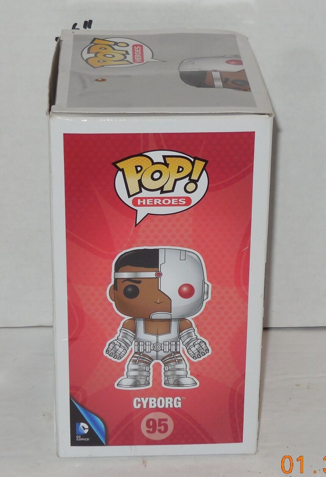 Funko Pop DC Super Heroes #95 Cyborg Vinyl Figure NIP Item image 4