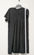 CELLABIE V-neck Loose Fit 38 in. Mid-Length Short-Sleeves Dress - Large(... - $24.49