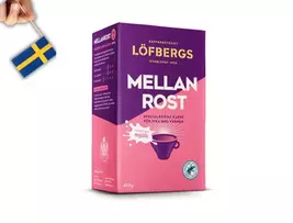 Löfbergs Lila Mellan Rost specially roasted coffee for milk, 450g (15.87... - $13.45