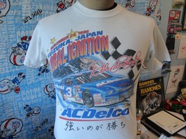 Vintage Dale Earnhardt 1996 Suzuka Japan AC Delco Racing T Shirt M - $49.49