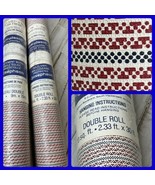 Vintage Wall Paper Josephson 70 Sq Foot 2 Rolls Vinyl Wallcovering - $88.83