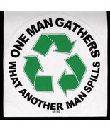 SALE One Man Gathers Recycle Vinyl Sticker  Deadhead  Car Decal - $4.06 CAD