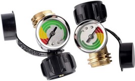 Propane LP Tank Gauge Level Indicator 2pc 5-40lb QCC1 For Grill RV Camper Heater - £25.96 GBP