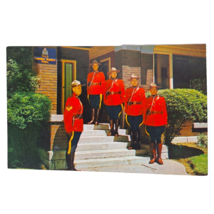 Postcard Royal Canadian Mounted Police Hamilton Detachment Chrome Unposted - £5.53 GBP