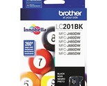 Brother LC201BK Standard Yield Black Ink Cartridge - £18.79 GBP