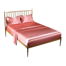 Anyhouz Fitted Sheet Full Size Jade Luxury Silky Beddings Set with Pillo... - $89.90