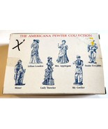 The Americana Pewter Collection #AH31 6 Different Solid Pewter Figurines-Ex - £4.39 GBP