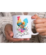 Farm Animal Mug, Chicken Coffee Mug, Personalized Mug For Women, Animal ... - £13.42 GBP