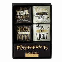 Creative Brands Heartfelt Collection-Square-Shaped Glass Magnets, Set of... - $25.00