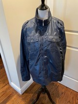 Nwot X-RAY J EAN S Navy Blue Bomber Jacket Sz 2XL - £36.45 GBP