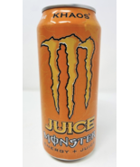 Monster Juice Khaos Energy Drink Full US Can COLLECTIBLE PURPOSES ONLY - $29.99