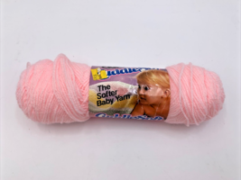 Vintage CARON Cuddle Soft, 2707 Baby Pink, 2.0 oz, 3 Ply, 100% Acrylic - £6.79 GBP