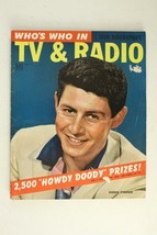 Vintage Music Magazine Whos Who In TV &amp; RADIO Howdy Doody Eddie Fisher 1954 No 4 - £15.54 GBP