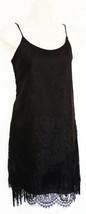 Sam Edelman Womens Bohemian Rhapsody Lace Dress Medium Fringe Flapper Bl... - $142.47